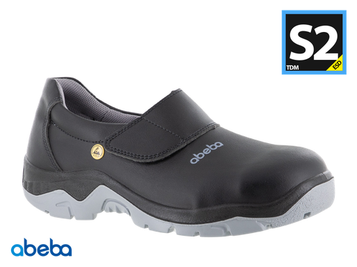 [32135 S] Abeba Slipper Black